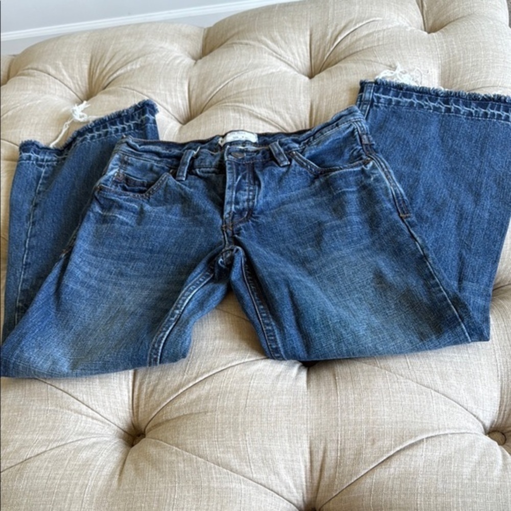 Free People Blue Denim Jeans - Picture 1 of 8